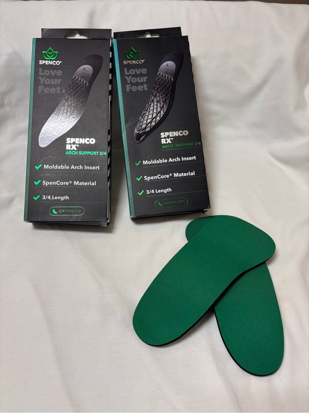 RX Moldable Arch Support Insoles 2 pr Unisex